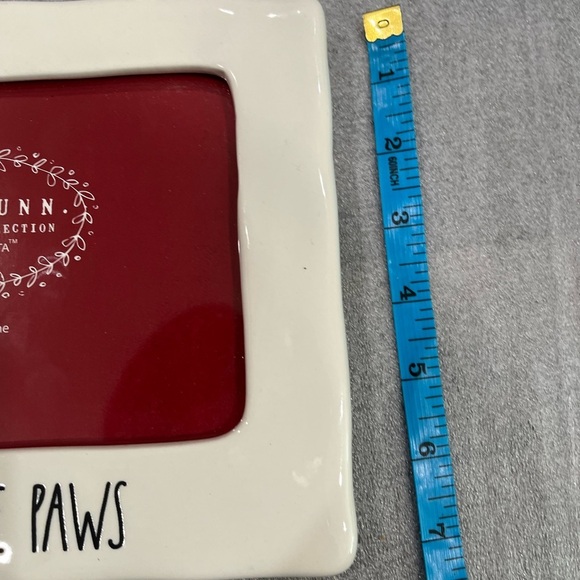 Rae Dunn Deck The Paws White 5*7 Photo Frame - Picture 3 of 4
